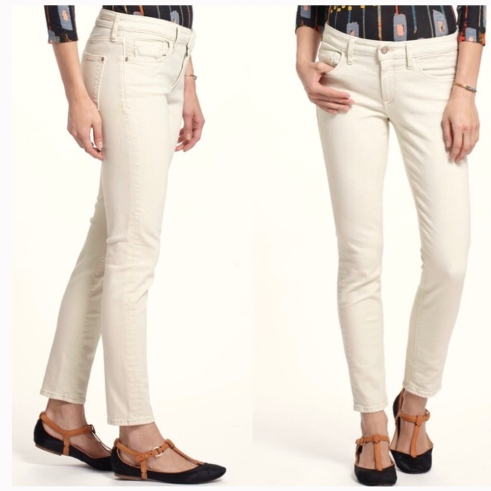 Pilcro and the Letterpress Ivory Stet Slim Ankle